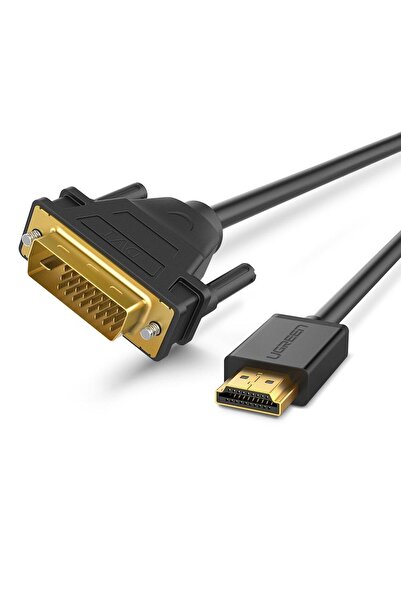 Ugreen HDMI DVI 1080P Çift Yönlü Görüntü Aktarma Kablosu, 1.5 m, 11150