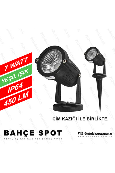 Cata YEŞİL IŞIK KAZIKLI BAHÇE SPOT