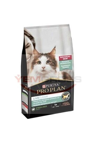 Pro Plan Liveclear Somonlu Alerjen Azaltan Kısırlaştırılmış Kedi Maması 1,4 Kg