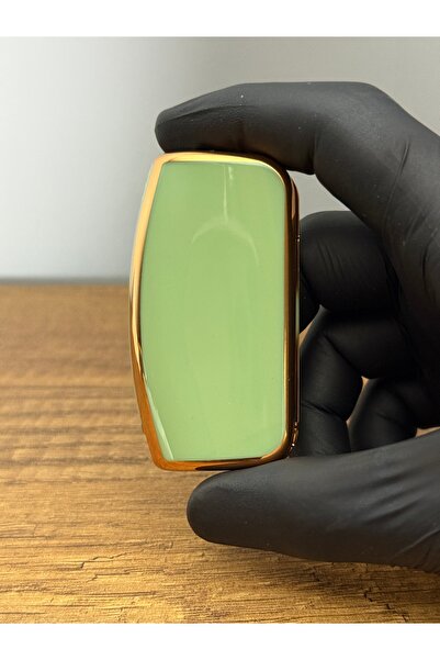 Luxe Aksesuarr Ford Focus 2- Fiesta - Mondeo Comutator de protecție cu comutator de comandă Nano Husă din silicon 3 butoane Aur alb