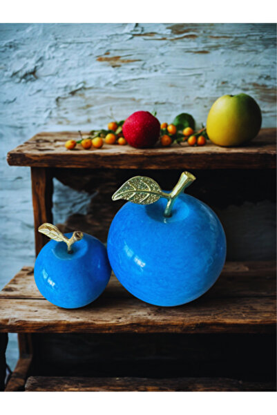 MUSSER DESİNG 2'Lİ MERMER ELMALAR