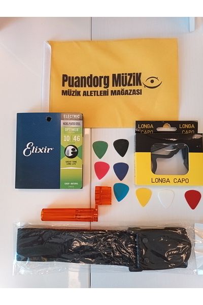 PUANDORG Elixir Optiweb 10-46-Electric Guitar String 19052 (Gifts)
