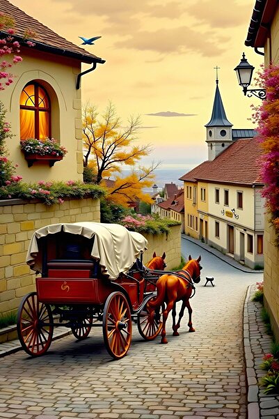 Aden DEKORATİF MANZARA KANVAS TABLO