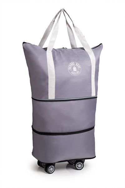 Bambus Home İki Körüklü Demonte Sessiz Tekerlekli Valiz/Çanta/Bavul