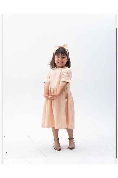 Zelhankids Girl's 2-Piece Muslin Dress