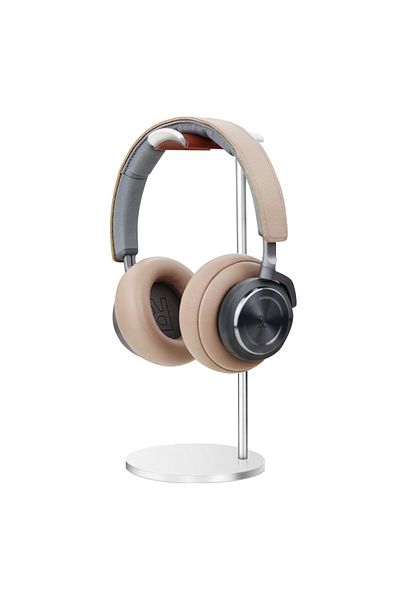Choice Sliver Curved Aluminum Headphone Stand Rack Sturdy Metal Gaming Headset Earphone Holder Hanger with