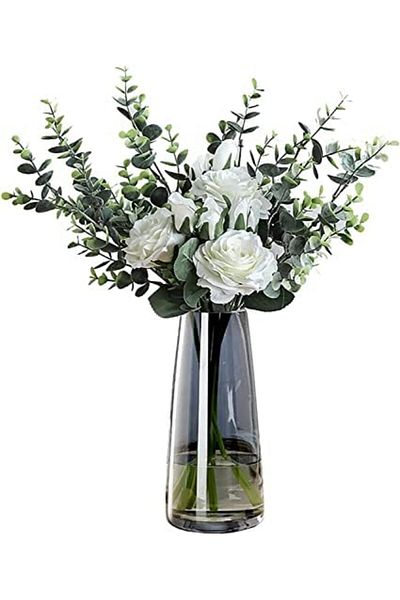 Generic Heifgott Flower Glass Vase for Decor Home Transparent Vase Handmade Modern Large Flower Vases for Ce
