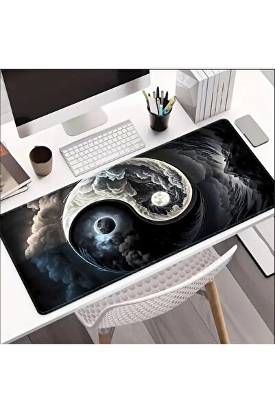 sgeteknoloji 70X30 CM EKİNOKS TEMALI KAYDIRMAZ TABAN SPEED YÜZEY OYUNCU MOUSE PAD GAMİNG