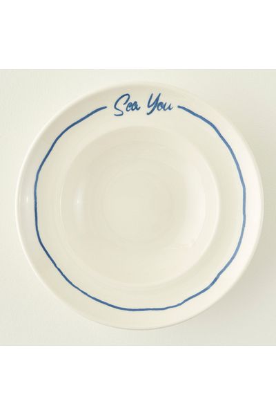 Bella Maison Marine Porcelain Pasta Plate Blue (27 cm)