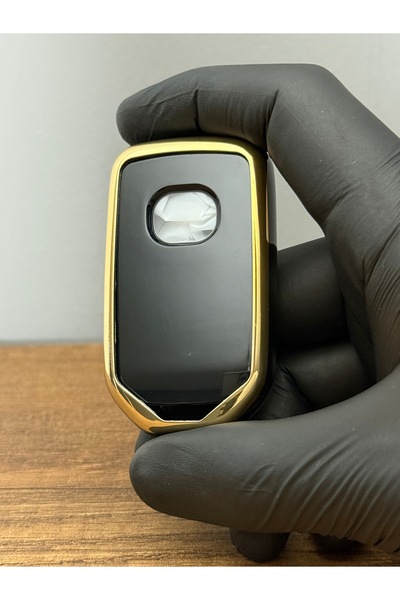 Luxe Aksesuarr Honda Civic - Cr-v - City Smart Husă de protecție pentru chei din silicon cu 3 butoane – acoperită nano – Culoare neagră