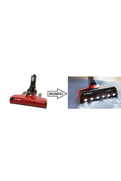 Bosch Unlimited Proanimal Serie 6 Charging Vacuum Cleaner Head Red Color Illuminated