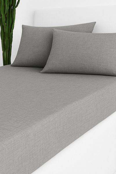 Home Cotton Ranforce Fabric Single Fitted Elastic Sheet Set 100*200 Pillowcase Set 50*70