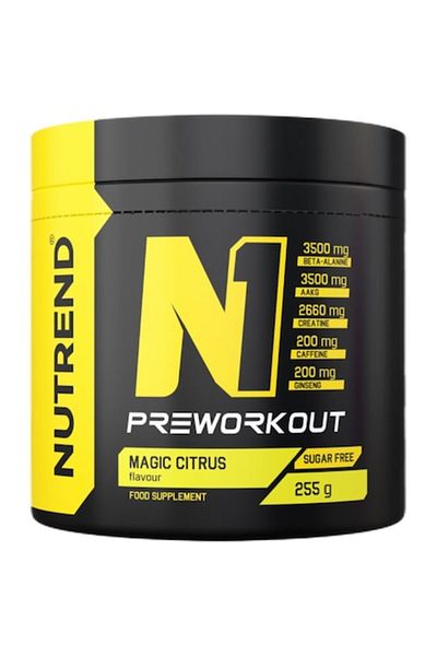 Nutrend Pre-workout, N1 Pre-workout Lemon 255g