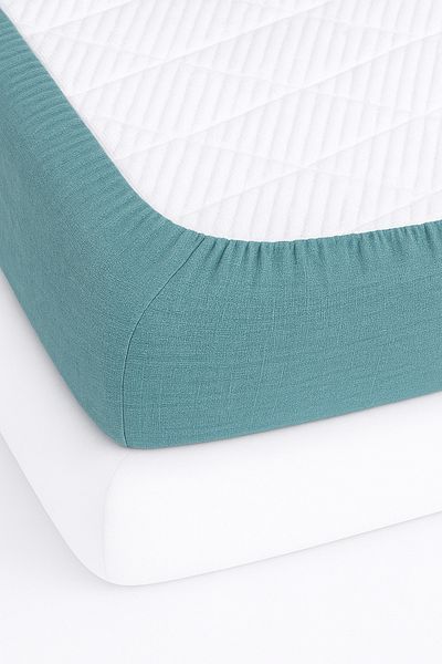 Home Cotton Ranforce Fabric Single Fitted Elastic Sheet Set 100*200 Pillowcase Set 50*70