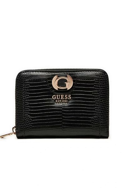 Guess Orlına Slg Medium Zip Around Women's Black Wallet Swkg9531140-Bla