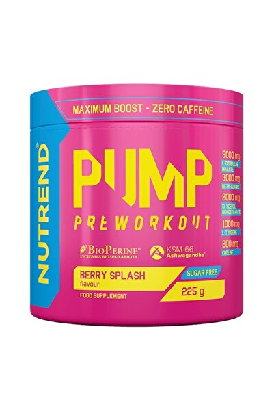 Nutrend Pre Workout Nutrend PUMP, 225g, Berry Splash