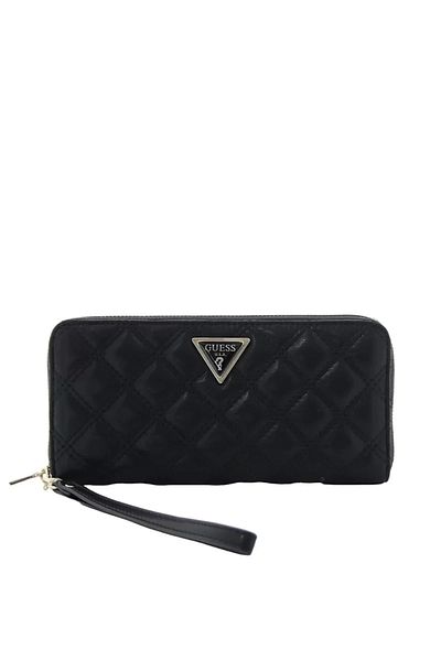 Guess Dámská černá peněženka Gıully Slg Large Zip Around Swqg8748146-bla