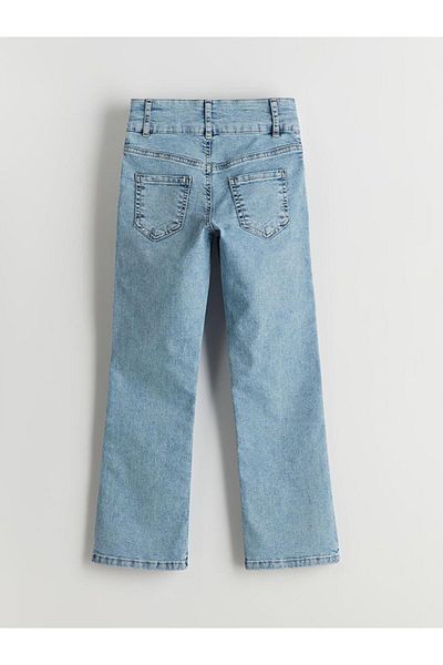 LC Waikiki Pantaloni de jeans pentru fete Lcw cu talie elastică reglabilă
