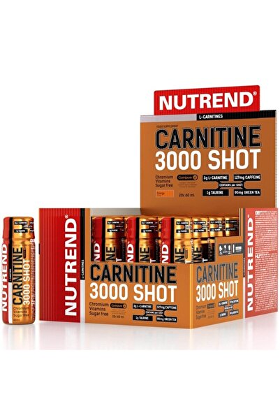 Nutrend L-Carnitine 3000 shot, orange, 20 shots x 60ml