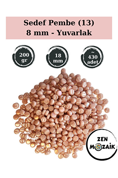 Zen Mozaik حجر فسيفساء زجاجي دائري لؤلؤي لأعمال الفسيفساء الفنية الخاصة بك - ...