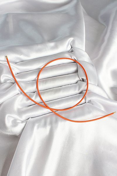 BESKAR Magnetic Orange Color Spiral Women's Bracelet