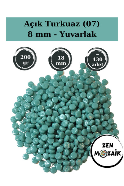 Zen Mozaik Кръгла стъклена мозайка от перла за вашите артистични мозаечни про...