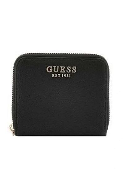 Guess Laurel Slg Small Zip Around Dámská černá peněženka Swbg8500137-bla