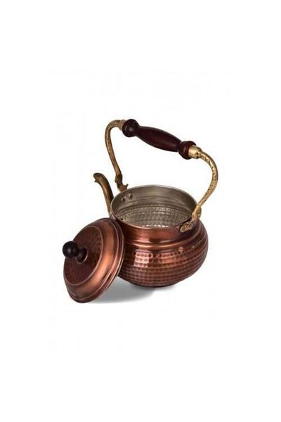 Tanemce Italian Teapot Hand Forged Oxide Copper Teapot