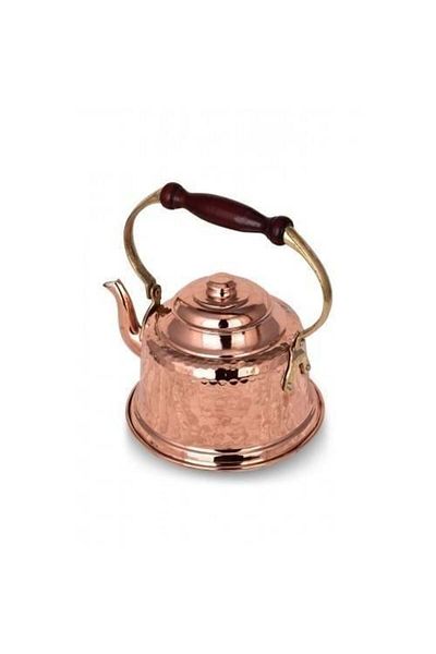 Tanemce Maraş Teapot Hand Forged Red Copper Teapot