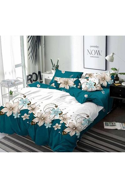CHIRASO CHIRASO Finet Bedding Set, 6 Pieces, 2 Persons, Sheet 245x250, Quilt 200x230, 4 Pillowcases, Print