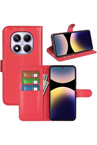 Rivor Xiaomi Redmi Note 14 Pro 4G Kılıf Kamera Korumalı Kapaklı Kartlık Cüzda...