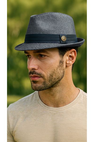LAGRANZE Summer Straw Premium Jackson Fedora Men's Hat