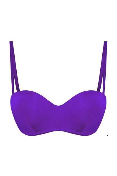 LİBELLA İÇ GİYİM Sutien confortabil tăiat cu laser pentru femei – fără cusături și fără susținere – culoare violet – sutien fără bretele