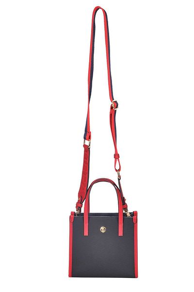 U.S. Polo Assn. Geantă de damă albastru-marin-roșu-alb Us24293