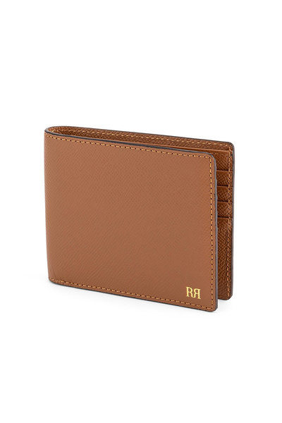 Riblor Serafino 8 Card Italian Leather Wallet for Men Brown