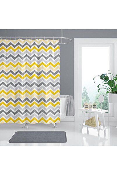 Zethome Завеса за душ за баня 4597 Двойно крило 2x120x200 Завеса за душ кабин...