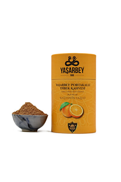 Yaşarbey Mardin Special Portakallı Dibek Kahvesi 400 gr [hediyelik Kutu]