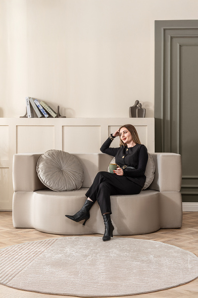 BRANNA HOME Neiro Çift Kişilik Koltuk & Yataklı & Açılabilen & Aktivite & Sün...