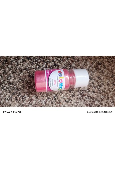 velomy Pink Metallic Food Coloring Chocolate Coloring 4 Gr