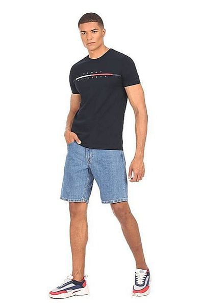 Tommy Hilfiger ORGANIC COTTON CHEST SPLIT LOGO REGULAR FIT MEN T-SHIRT