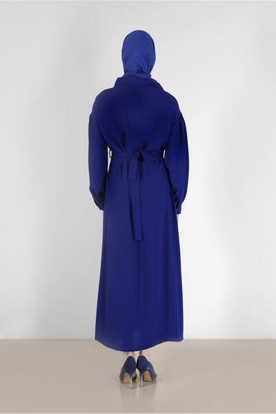 Alvina BELİ ARKADAN BAĞLAMALI KLASİK ELBİSE 42335