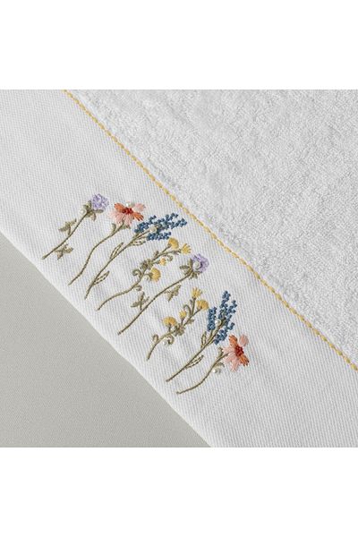 Linens White Wister Bamboo Face Towel 50X85 cm
