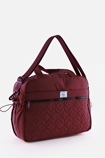 ICONE BAG Sports Bag with Multiple Pockets, Water Bottle & Bottle Compartment, Quilted Detail, Can Be Attached to a Suitcase