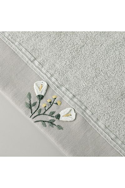 Linens Tilly Bamboo Face Towel 50X85 cm Stone Length