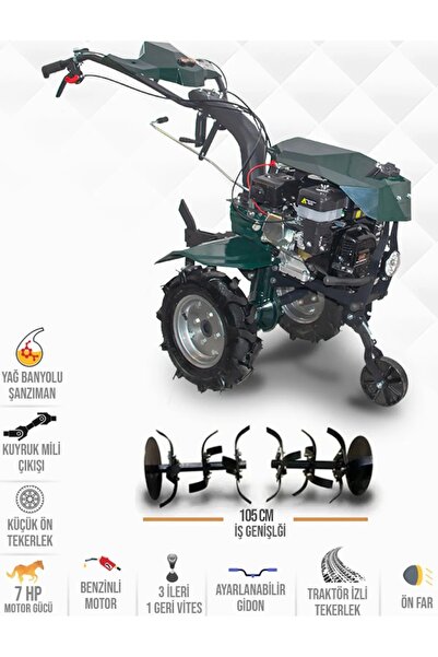 Kaan 29s3 Benzinli 3+1 Marşlı Çapa Makinesi