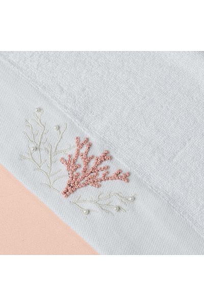 Linens White Coral Bamboo Hand Towel 30X45 cm