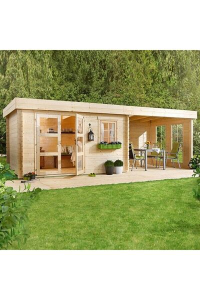 BERZZ BUĞLEM Ahşap Bağ Bahçe Bungalov Ev Bahçe Oda Depo Ardiye Ahşap Ev