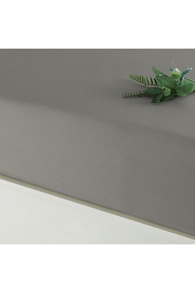 Linens Cotton Satin Mink Single Fitted Sheet - Mix Match