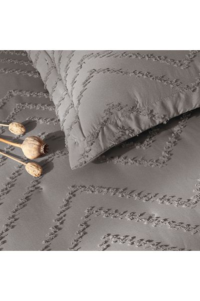 Linens Borneo Double Bedspread Set Mink