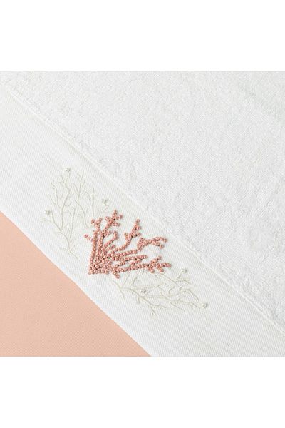 Linens White Coral Bamboo Face Towel 50X85 cm